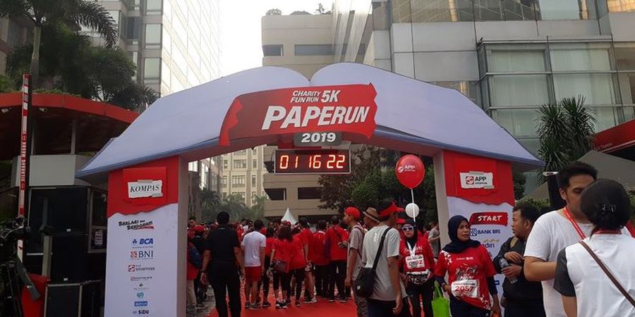 PAPERUN Charity Fun Run, Ajang Peduli Literasi Sambil Berlari