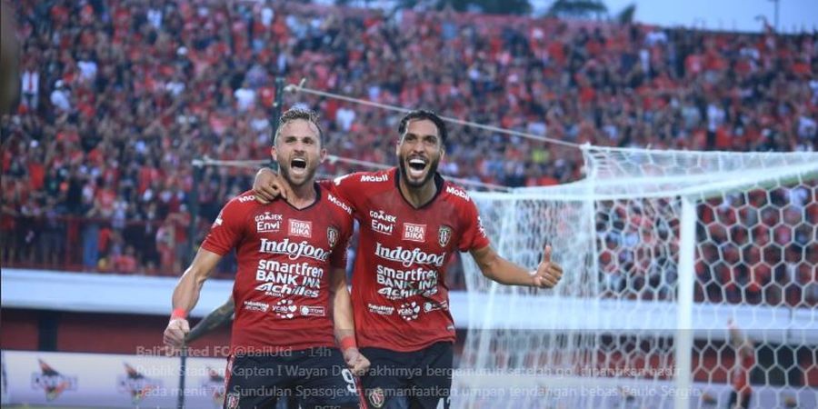 Diwarnai Gol Bunuh Diri, Bali United Unggul Dua Gol atas PSS Sleman