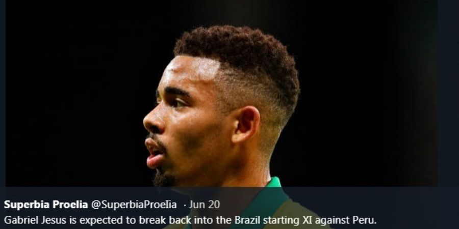 Copa America 2019 - Gabriel Jesus Mandul  621 Hari bareng Timnas Brasil