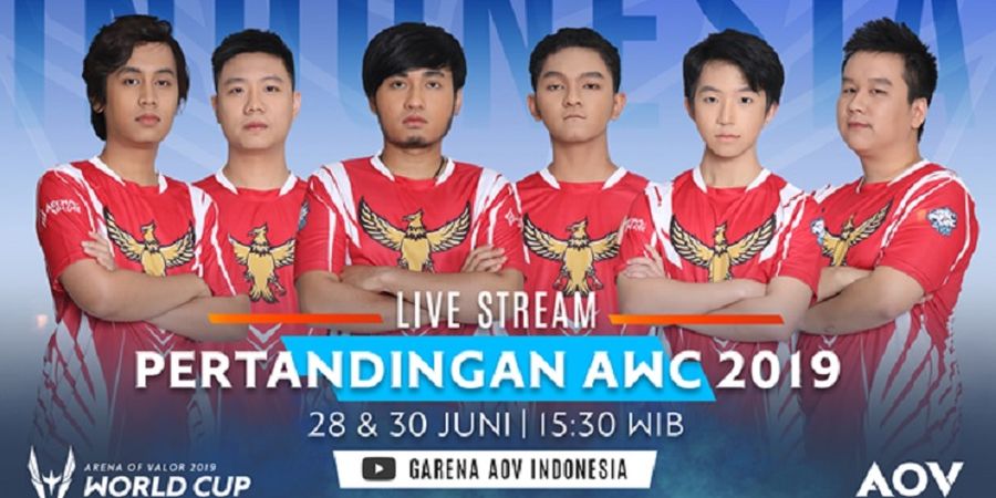 Live Streaming Indonesia Lawan Taiwan pada AOV World Cup 2019 Hari Ini