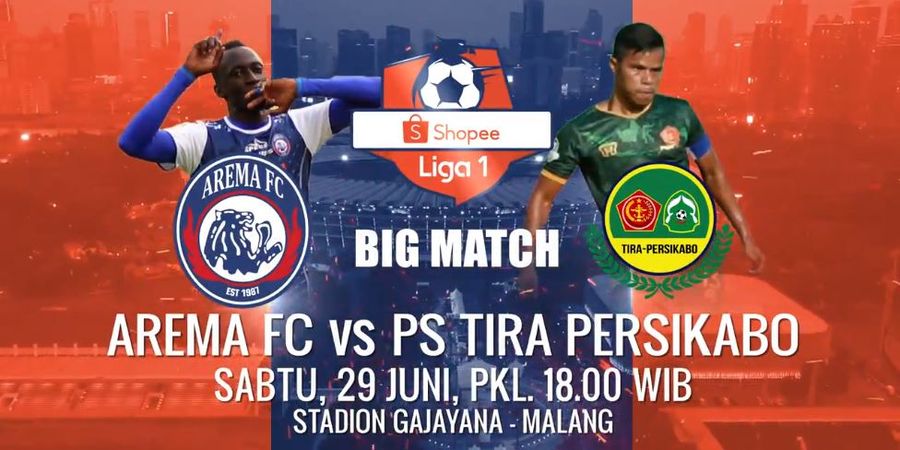 Link Streaming Arema FC Vs PS Tira Persikabo, Laga Pekan 6 Liga 1 2019