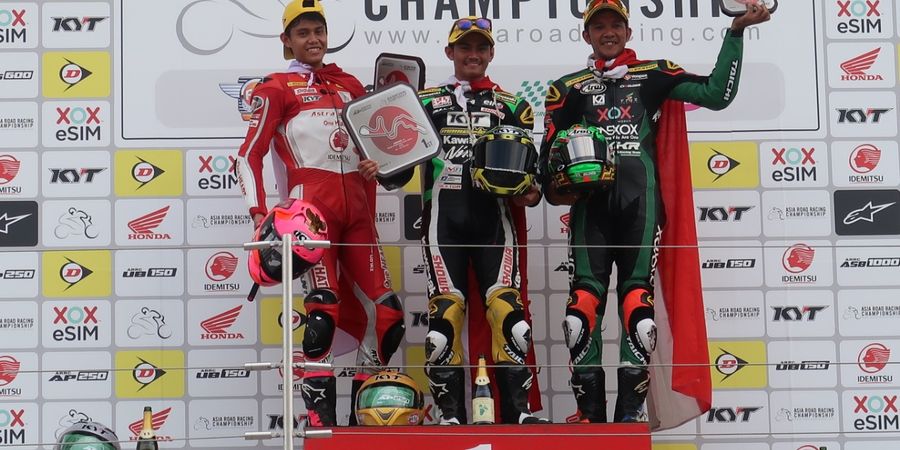 Pembalap Indonesia Naik Podium pada Seri Asia Road Racing Championship 2019 Jepang