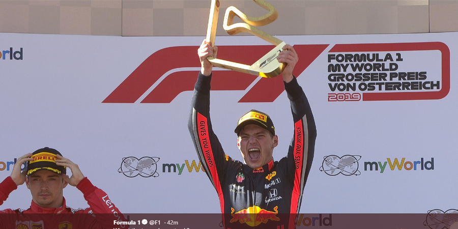 Max Verstappen Juara F1 GP Austria 2019 - Tercipta Rekor Podium Termuda Kedua