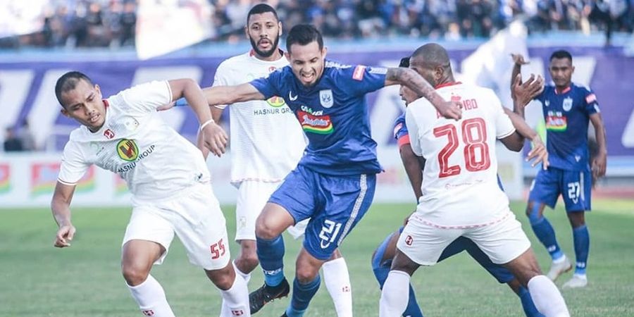 Ada Kartu Merah, PSIS dan Persib Masih Sama Kuat di Babak Pertama