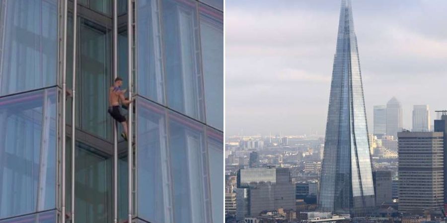 Dahsyat! Pemuda ini Panjat Gedung Tertinggi di London Tanpa Pengaman