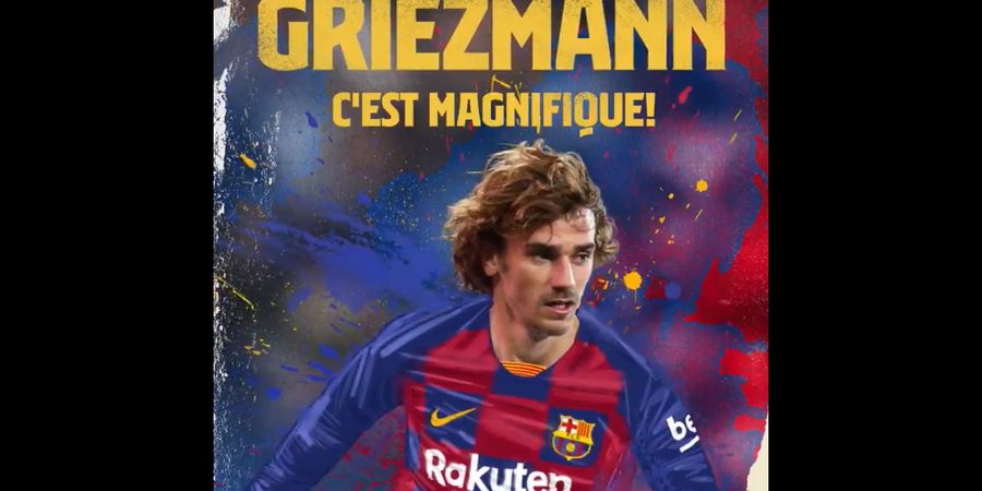 Griezmann Datang, Nomor Punggung Pemain Termahal Barcelona Jadi Tumbal