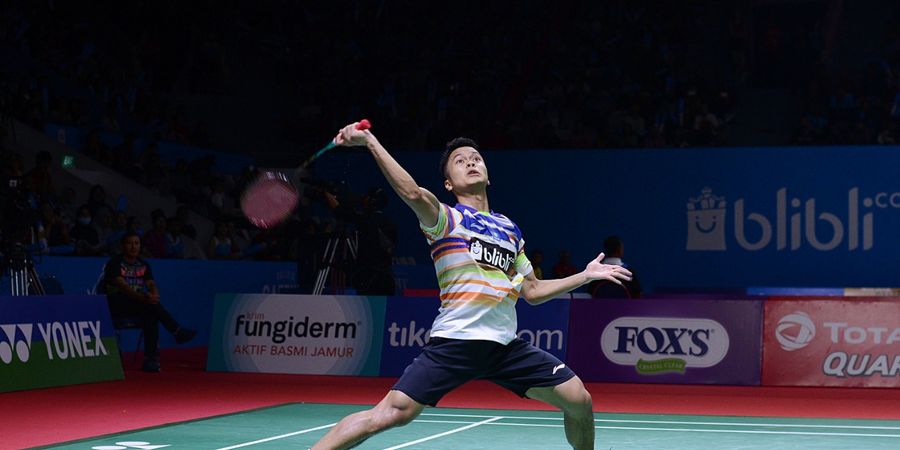 Hasil Indonesia Open 2019 - Anthony Tersingkir Usai Bertarung 3 Gim