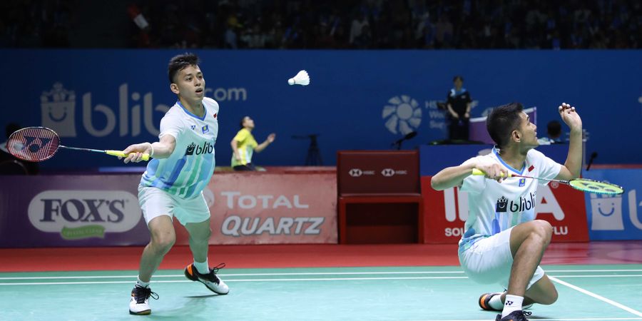 Indonesia Open 2019 - Fajar/Rian Akui Sempat Terbawa Ritme Lawan