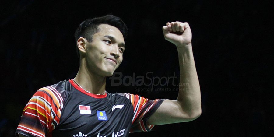 Hasil Kejuaraan Dunia 2019 - Jonatan Menangi Laga atas Wakil Inggris