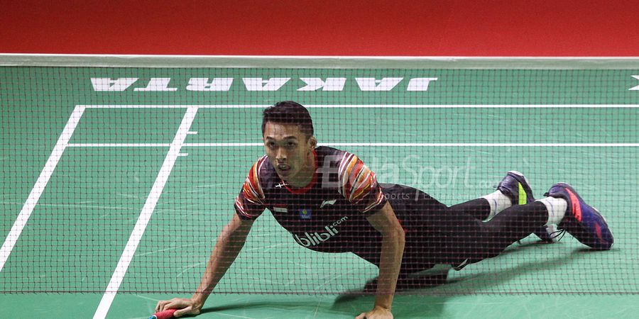 Hasil Indonesia Open 2019 - Jonatan Christie Kalah, Wakil Tunggal Putra Indonesia Habis