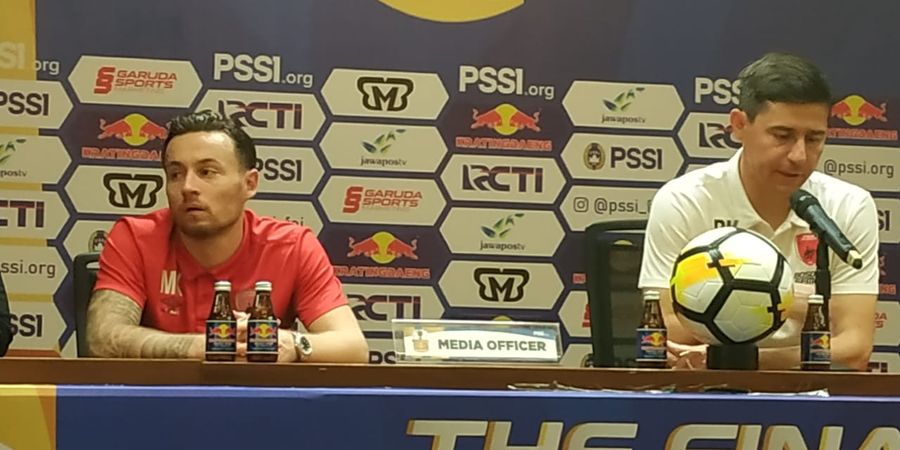 Pelatih PSM Terima Kekalahan dari Persija di Final Leg Pertama Piala Indonesia