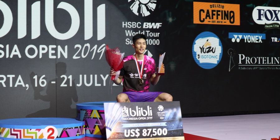 Juara di Thailand, Chou Tien Chen Salip Jonatan Christie pada 'Race to Tokyo'