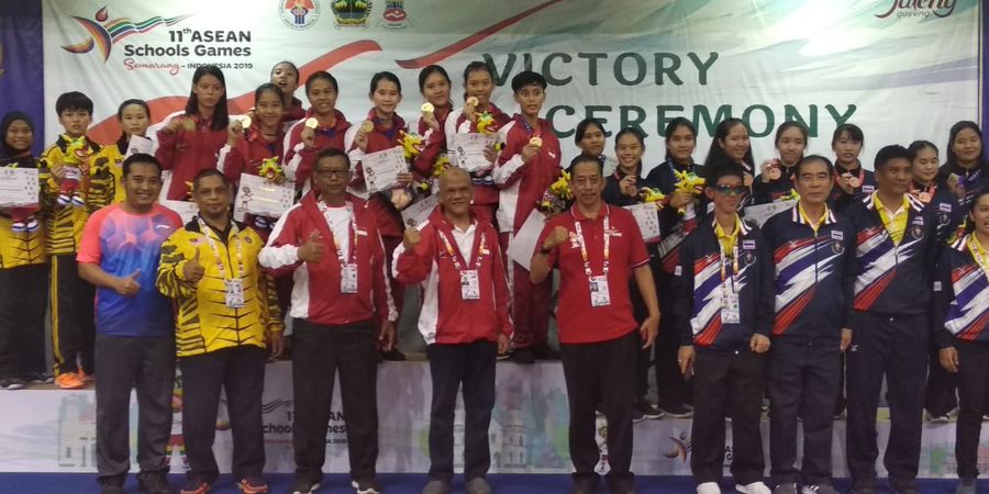 ASEAN Schools Games 2019 - Tim Bulu Tangkis Beregu Kawinkan Medali