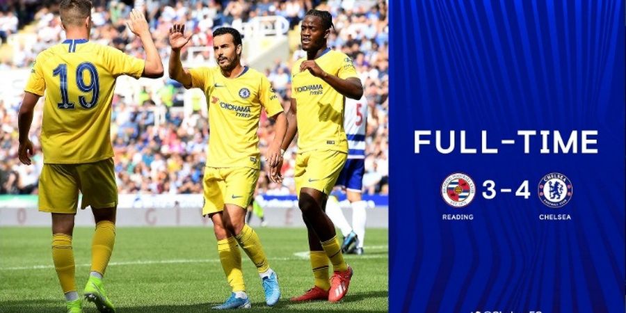 Drama Tujuh Gol Warnai Kemenangan Chelsea atas Reading