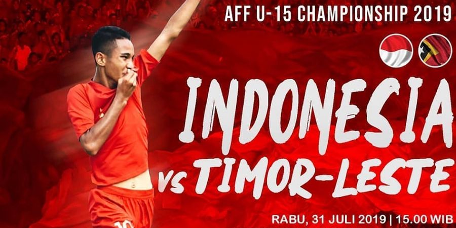 Link Live Streaming Timnas U-15 Indonesia Vs Timor Leste - Berebut Puncak!