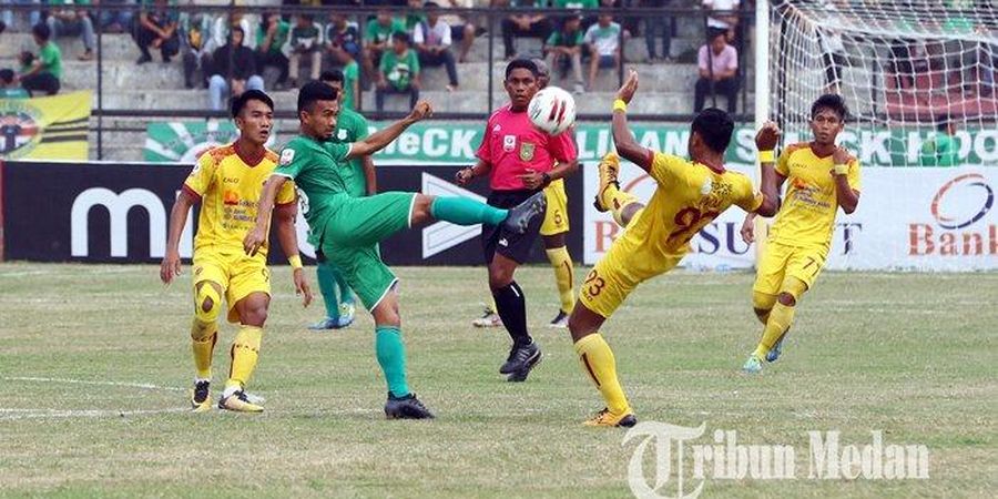 Insiden Tendangan Kungfu di Derbi Sumatra, Kiper PSMS Medan Minta Maaf