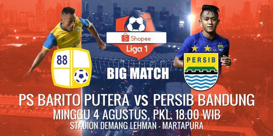 Barito Putera Vs Persib Bandung - Babak 1, Skor Kacamata Hiasi Laga 