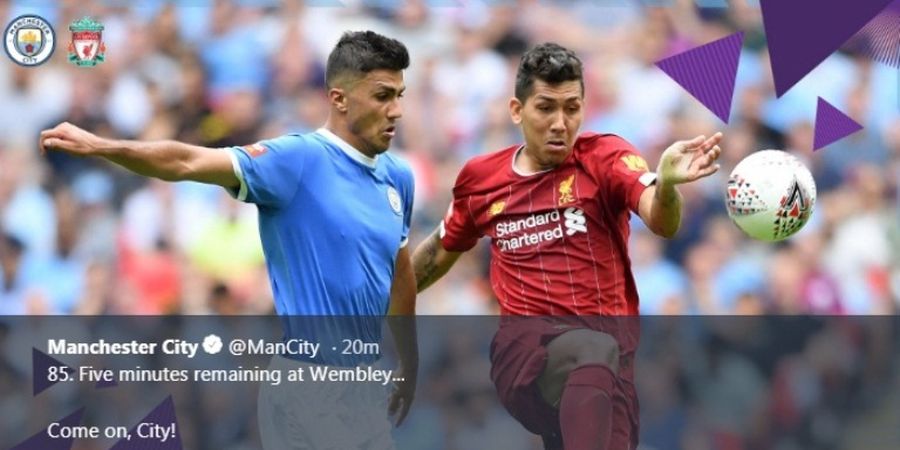 Community Shield 2019 - Guardiola Kartu Kuning, Man City Juara