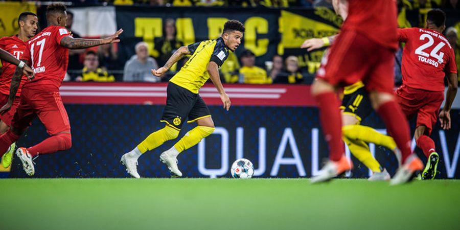 VIDEO, Jadon Sancho Acak-acak Pertahanan Bayern Muenchen sampai 2 Kali Nutmeg