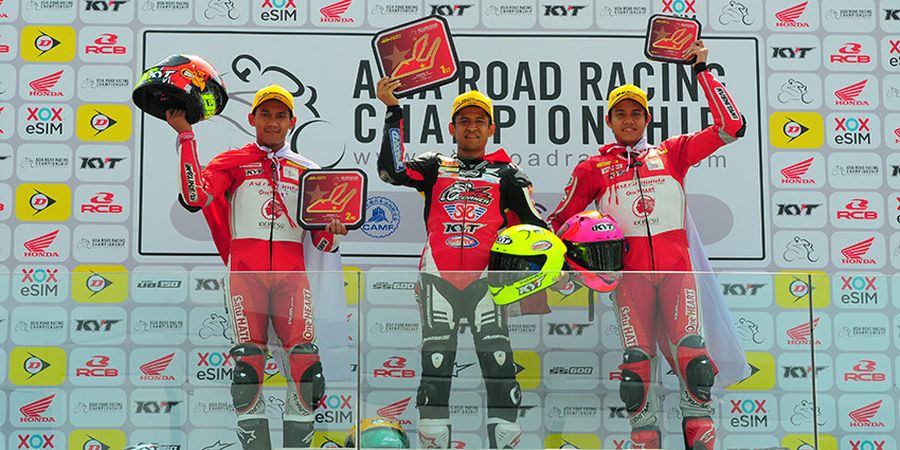 2 Pembalap Indonesia Naik Podium pada Balapan Pertama ARRC China