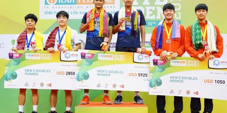 Indonesia Ditempel Taiwan dalam Klasemen Perolehan Gelar Juara BWF World Tour Usai Hyderabad Open 2019