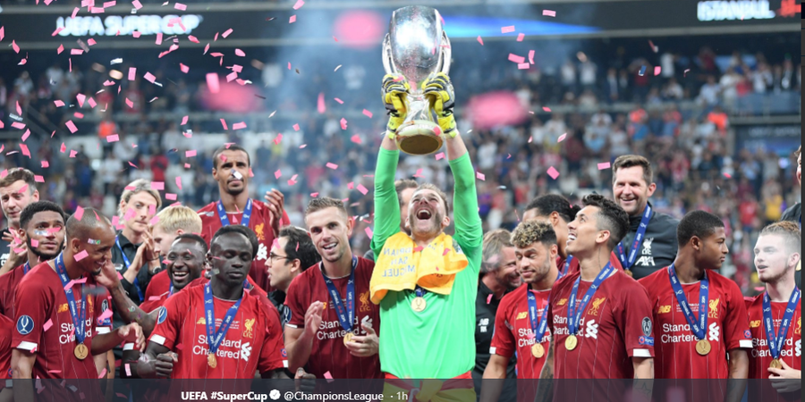 Juara Piala Super Eropa, Liverpool Samai Catatan Dani Alves dan Maldini