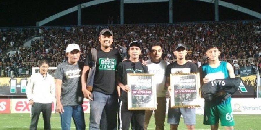 Skuat PSS Sleman Dapat Guyuran Bonus dari Suporternya