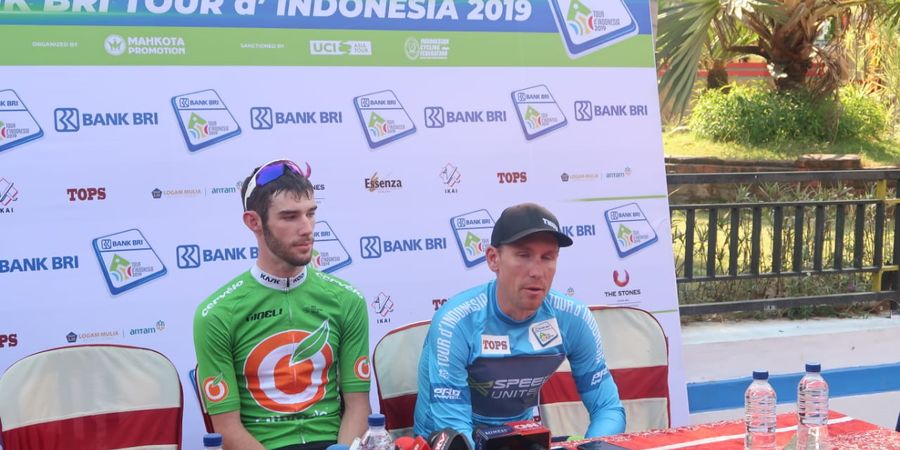 Juara Etape Pertama Tour d'Indonesia 2019 Sedikit Terganggu Cuaca Panas