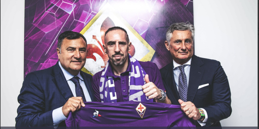 RESMI, Franck Ribery Bergabung ke Fiorentina