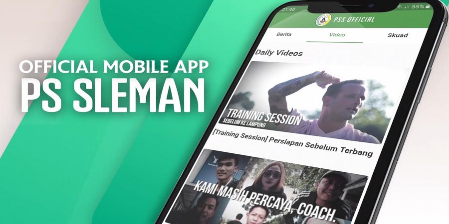 Melek Teknologi Dibidang Informasi, PSS Sleman Rilis Aplikasi Khusus