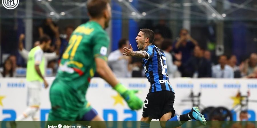 Inter Milan Vs Lecce - Pasukan Antonio Conte Unggul 2-0 di Babak I