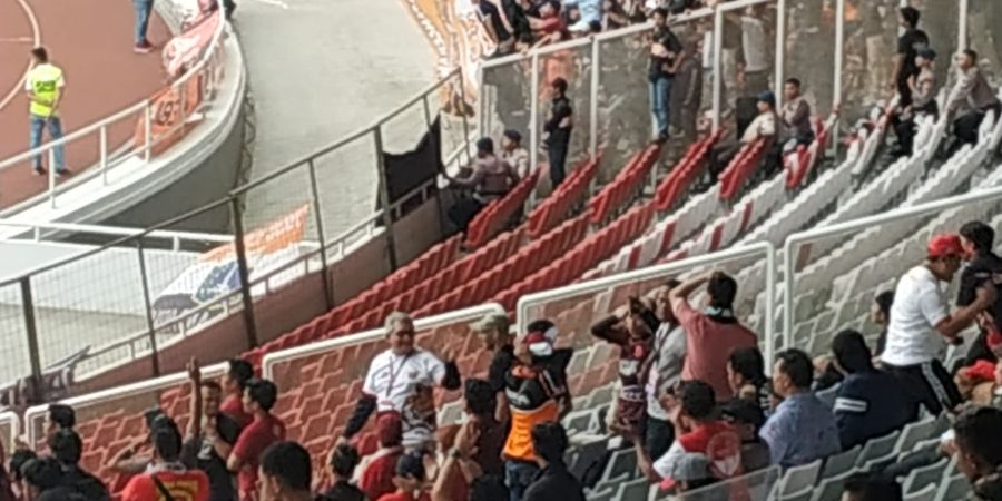 Amankan Laga, Ketum The Jakmania Bergabung di Tribune Suporter PSM