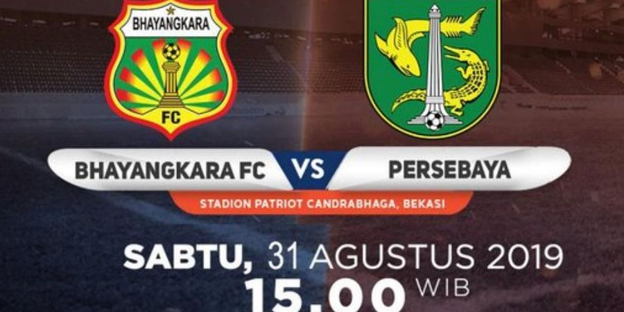 Link Live Streaming Bhayangkara FC Vs Persebaya Surabaya