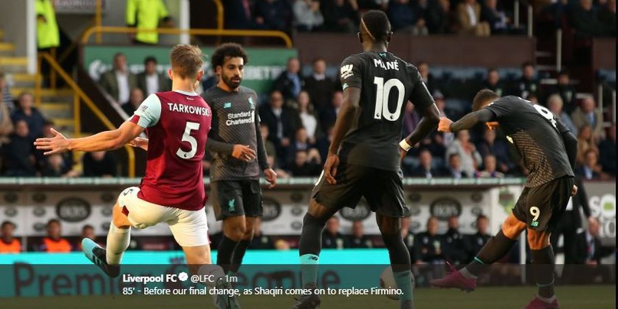 Hasil Liga Inggris - Cetak Tiga Gol ke Gawang Burnley, Liverpool Makin Kokoh di Puncak Klasemen