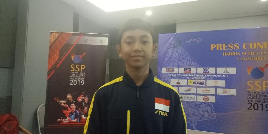 Bocah 13 Tahun Siap Bela Indonesia pada Kejuaraan Tenis Meja Asia 2019