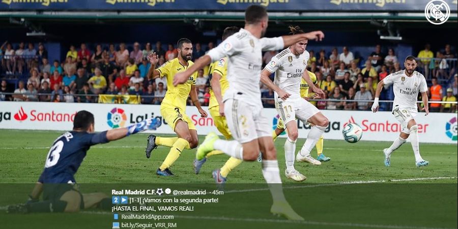 Hasil Liga Spanyol - Selamatkan Real Madrid, Gareth Bale Dikartu Merah