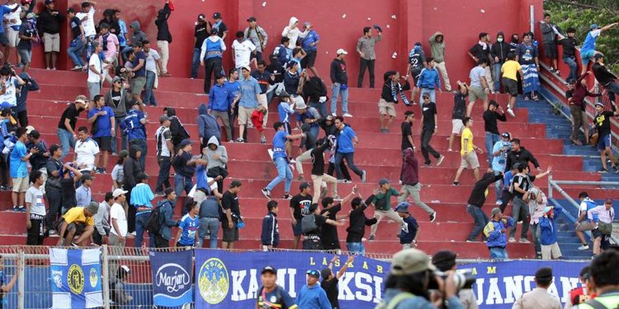 Tawuran Persikmania Vs Brajamusti, Anggota Polisi Jadi Korban