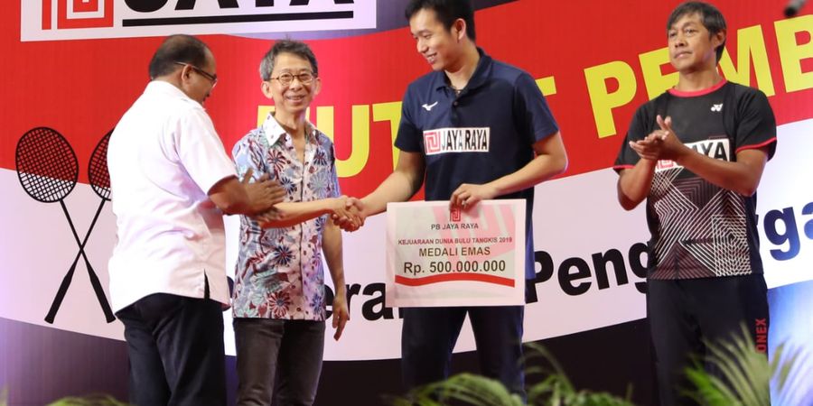 PB Jaya Raya Beri Bonus Rp 875 Juta untuk Hendra Setiawan dkk