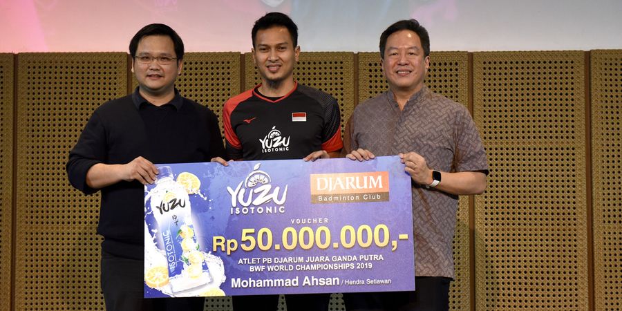 Mohammad Ahsan Dapat Bonus Rp 500 Juta dari Djarum Foundation