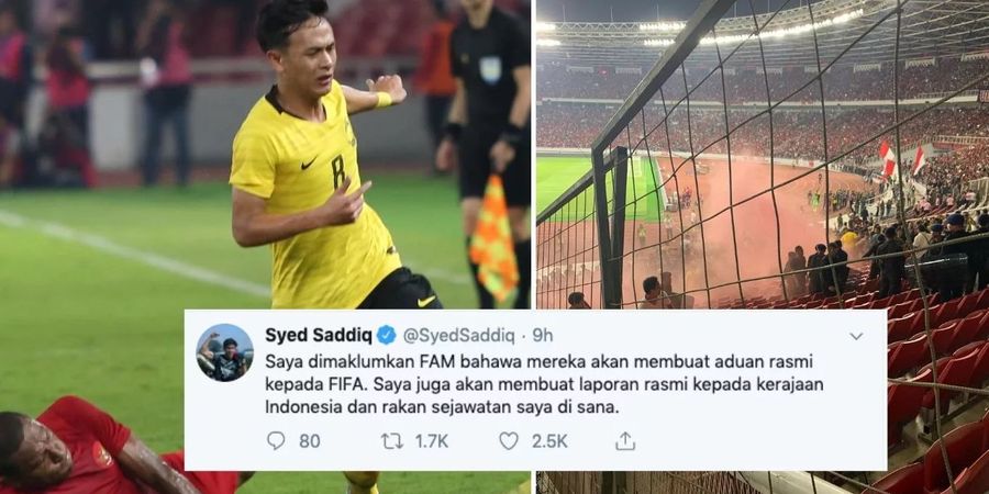 FAM Bakal Laporkan Indonesia ke FIFA Soal Kericuhan Suporter di SUGBK