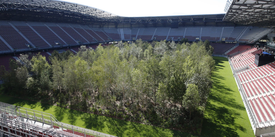 Tak Ada Lapangan, Bekas Stadion Piala Eropa 2008 Justru Punya Hutan