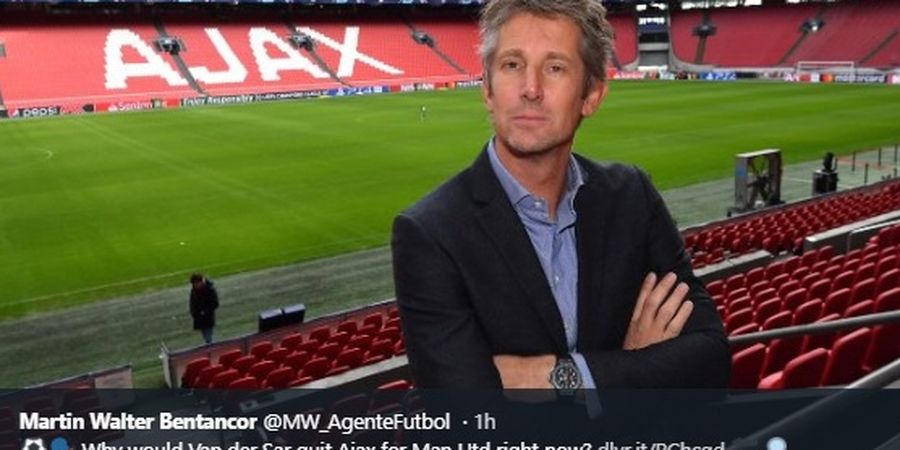 Dewa United Ungkap Waktu Kedatangan Edwin van der Sar ke Indonesia