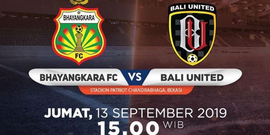 Link Live Streaming Bhayangkara FC Vs Bali United