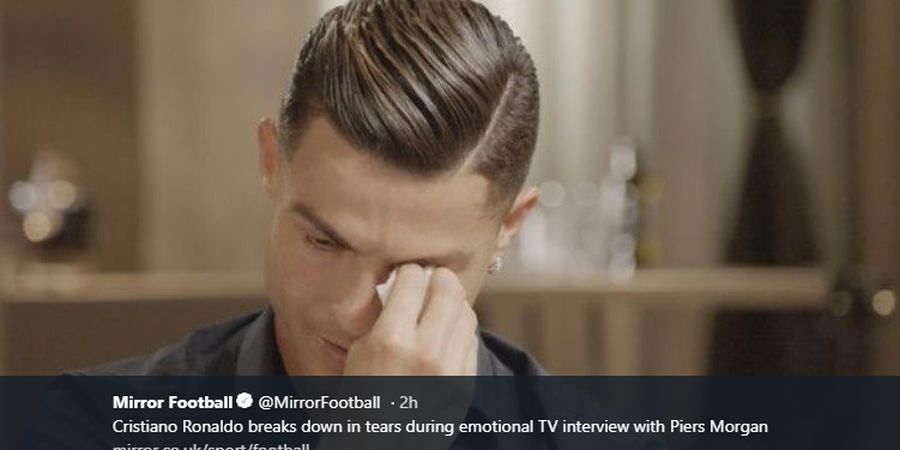 Tangis dan Penyesalan Cristiano Ronaldo saat Melihat Video Sang Ayah