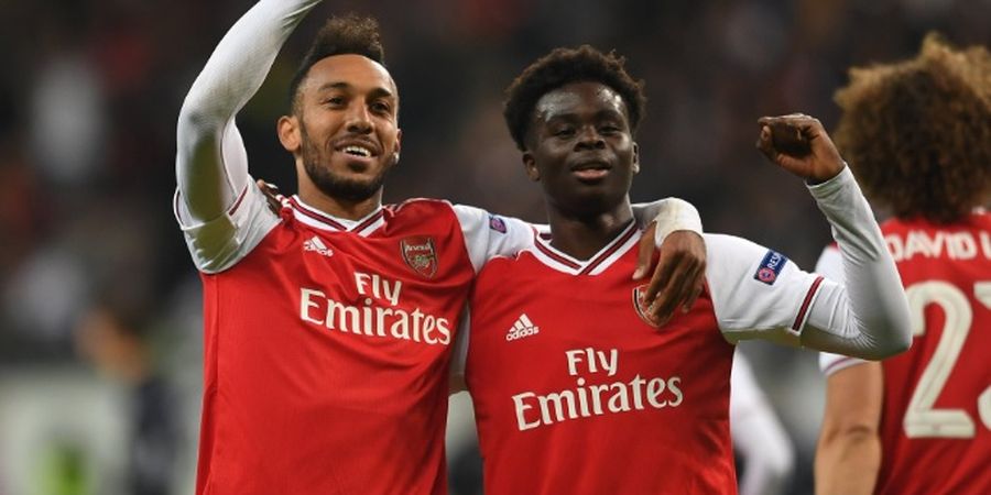 Hasil Liga Europa - Lawan 10 Pemain, Arsenal Menang Telak atas Frankfurt