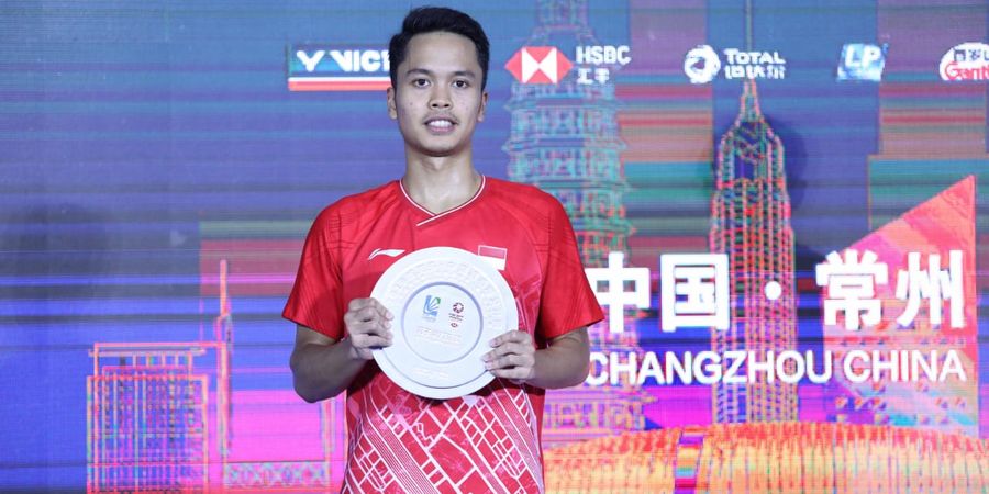 Hasil Final China Open 2019 - Kalah dari Kento Momota, Anthony Ginting Jadi 'Runner-up'