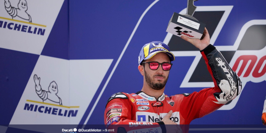 Raih Podium, Andrea Dovizioso Merasa Terbantu oleh Dua Pembalap