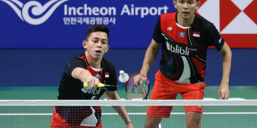 Hasil Korea Open 2019 - Fajar/Rian Kalahkan Marcus/Kevin dalam 32 Menit