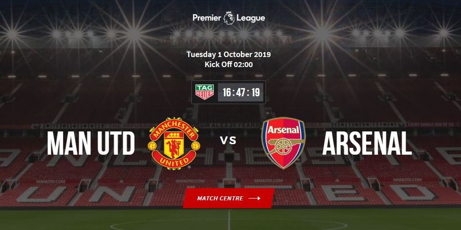 Manchester United Vs Arsenal - Prakiraan Starting XI, Statistik Kedua Tim dan Bursa Prediksi