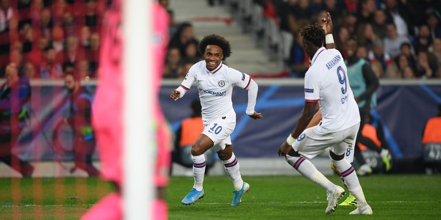 Gol Willian Bawa Lampard Raih Kemenangan Perdana di Liga Champions